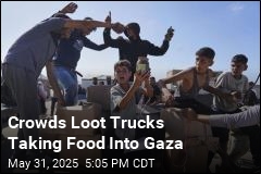 &#39;Hungry People&#39; Loot Gaza Aid Trucks