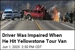 Driver Was Impaired When He Hit Yellowstone Tour Van