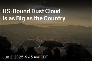 US-Bound Dust Cloud Is as Big as the Country