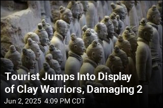 Two Clay Warriors Suffer Attack by Chinese Tourist