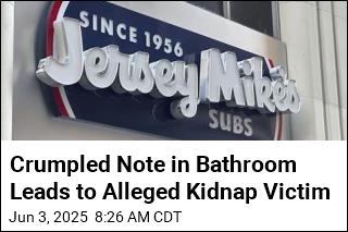 Crumpled Note in Bathroom Leads to Alleged Kidnap Victim