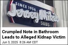 Crumpled Note in Bathroom Leads to Alleged Kidnap Victim