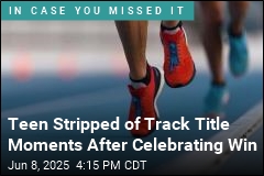 Teen Stripped of Track Title Moments After Celebrating Win