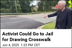 Activist Could Go to Jail for Drawing Crosswalk