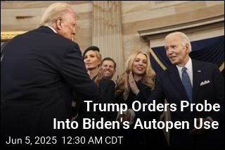 Trump Orders Probe Into Biden&#39;s Autopen Use