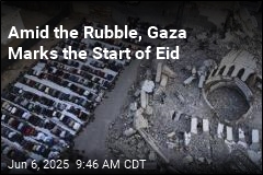 Amid the Rubble, Gaza Marks the Start of Eid