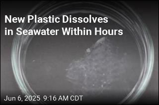 New Plastic Dissolves in Seawater Within Hours