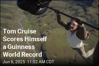 Tom Cruise Scores Himself a Guinness World Record