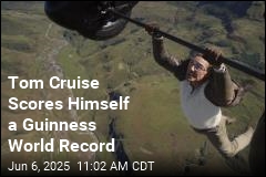 Tom Cruise Scores Himself a Guinness World Record