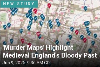 &#39;Murder Maps&#39; Trace Bloodshed Across Medieval England
