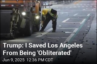 Trump Asks for a Thank-You in LA, Gets a Lawsuit