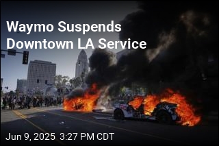 Waymo Suspends Downtown LA Service