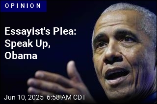Essayist&#39;s Plea: Speak Up, Obama
