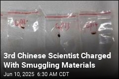 3rd Chinese Scientist Charged With Smuggling Materials