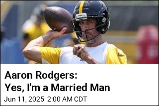 Aaron Rodgers: I&#39;ve Been Married a &#39;Couple Months&#39;