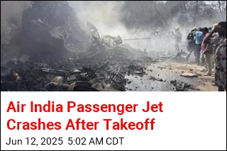 Air India Jet With 244 Aboard Crashes