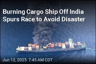 Burning Cargo Ship Off India Spurs Race to Avoid Disaster