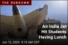 Air India Jet Hit Students Having Lunch
