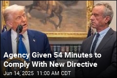 Agency Given 54 Minutes to Comply With New Directive