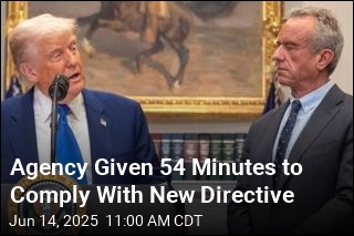 Agency Given 54 Minutes to Comply With New Directive