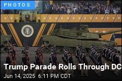 Trump Parade Rolls Through DC