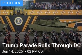 Trump Parade Rolls Through DC