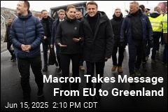 Macron Takes Message From EU to Greenland