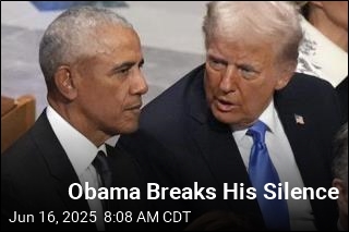 Obama, Trump Butt Heads With Dueling Posts
