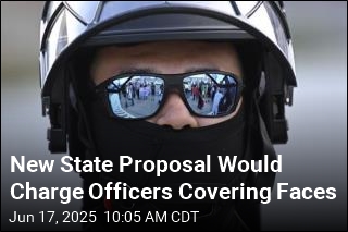 New State Proposal Would Charge Officers Covering Faces