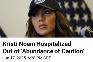 Kristi Noem Hospitalized After Allergic Reaction