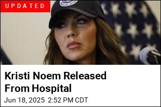 Kristi Noem Hospitalized After Allergic Reaction