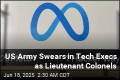 US Army Swears In Tech Execs as Lieutenant Colonels
