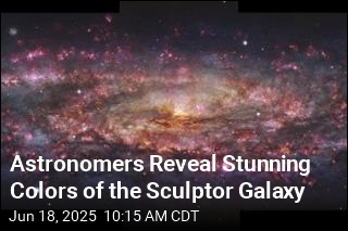 Astronomers Reveal Stunning Colors of the Sculptor Galaxy