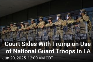 Court: Trump Can Keep Control of National Guard Troops in LA