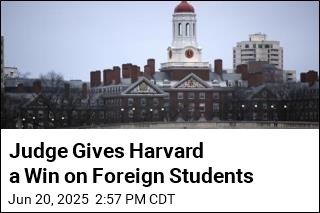 Judge Gives Harvard a Win on Foreign Students