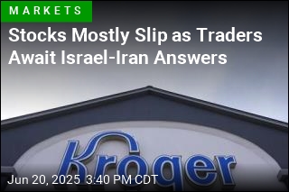 Stocks Mostly Slip as Traders Await Israel-Iran Answers