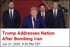 Trump Addresses Nation After Bombing Iran