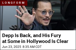 Depp Is Back, and His Fury at Some in Hollywood Is Clear