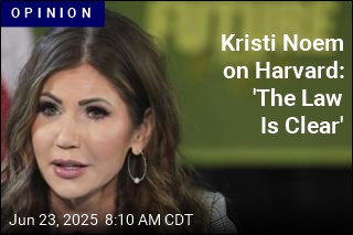 DHS&#39;s Noem Lays Out Case Against Harvard