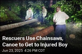 Rescuers Needed Chainsaws, Canoe to Reach Injured Boy