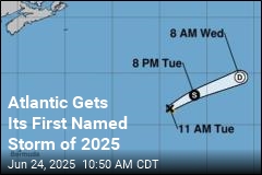 Atlantic Gets Its First Named Storm of 2025