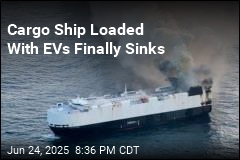 Cargo Ship Loaded With EVs Finally Sinks