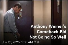 Anthony Weiner&#39;s Comeback Bid Not Looking Good