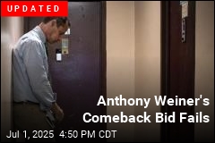 Anthony Weiner&#39;s Comeback Bid Not Looking Good