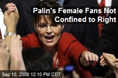 Palin's Female Fans Not Confined to Right