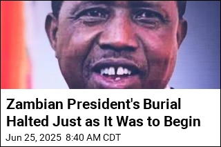 On Day of Funeral, Court Halts Zambian President&#39;s Burial