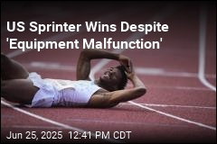US Sprinter Wins Race Despite Wardrobe Malfunction