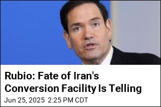 Rubio: Fate of Iran&#39;s Conversion Facility Is Telling