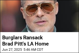 Burglars Ransack Brad Pitt&#39;s LA Home