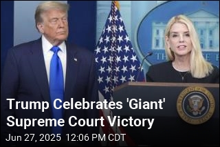 Trump Celebrates 'Giant' Supreme Court Victory